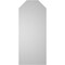 Ekena Millwork Octagonal Top Surface Mount PVC Gable Vent w/ 3-1/2"W x 1"P Standard Frame, 12"W x 28"H GVPOT12X2801SN - alternate 2